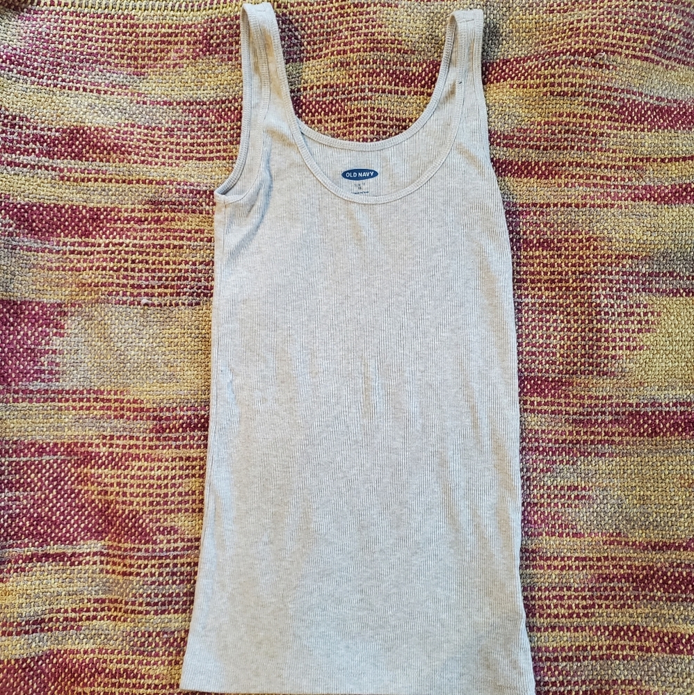 Old Navy Oatmeal Slim-Fit Tank